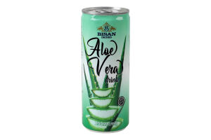 Напій безалкогольний соковий негазований Aloe vera Bisan Drinks з/б 250мл