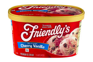 Friendly's Cherry Vanilla Premium Ice Cream