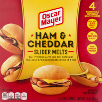 Oscar Mayer Slider Melts Ham & Cheddar - 4 CT