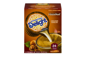International Delight Hazelnut Creamer Singles - 24 CT