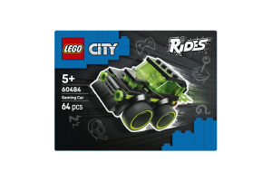 Конструктор для детей от 5лет №60484 Gaming car Rides City Lego 64эл