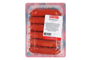 Сосиски Прикопчені варені 1г 265г газ/уп Верест