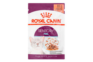 Корм д/дорослих котів Сенсорі Філ шматочки в соусі 85г пауч Роял Канін