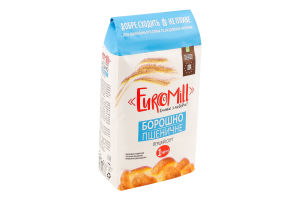 Борошно пшеничне першого сорту EuroMill м/у 1кг