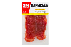 Колбаса нарезка Пармская Дніпровський м'ясокомбінат с/в в/с кг