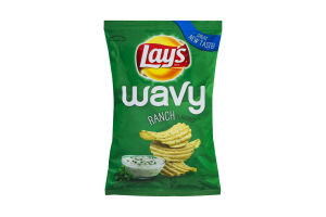 Lay's Wavy Potato Chips Ranch