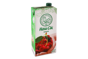 Нектар вишневый неосветленный Наш сік т/п 1.93л