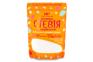 Цукрозамінник Стевія з сукралозою 1:5 250г д/п Health Hunter