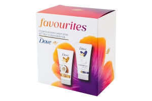 Набор Крем для рук Восстановление Ритуал красоты 75мл + Крем для рук Основной уход 75мл Уход и восстановление Dove 2шт