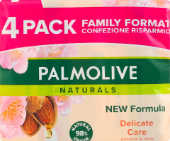 Мыло твердое Миндаль и молочко Naturals Palmolive 4х90г