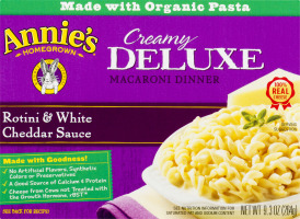 Annie's Homegrown Creamy Deluxe Macaroni Dinner Rotini & White Cheddar Sauce