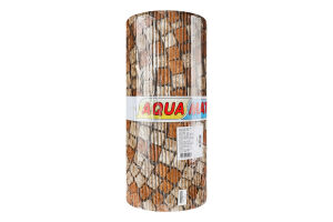 Покрытие для ванной комнаты ПВХ 570г/м² 65см №579-2 Мозаика коричневая Aqua Mat 1шт