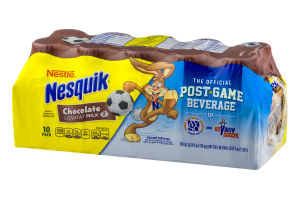 Nestle Nesquik Chocolate Lowfat Milk - 10 PK