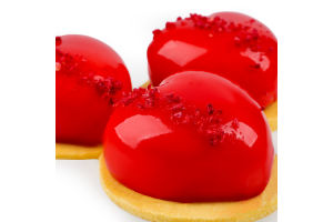 Тістечко Полуничне з малиновим желе 100г