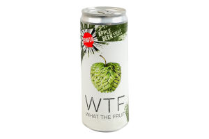 Пиво 0.33л 4.6% светлое нефильтрованное непастеризованное What the Fruit Pravda ж/б