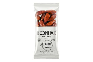 Козинак медовый Миндаль Healthy Sweets м/у 50г