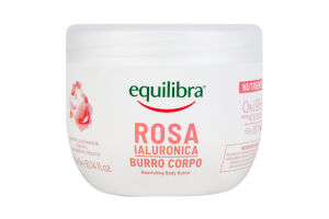 Баттер для тіла Equilibra гіалуроновий з трояндою