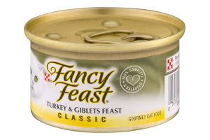 Fancy Feast Turkey & Giblets Feast Classics Gourmet Cat Food