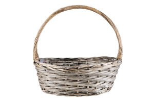 Кошик плетений овальний 40х30х15см 986386