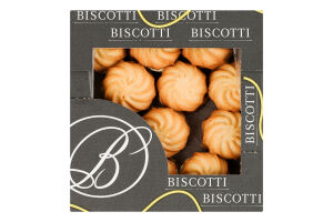 Печиво здобне пісочно-відсадне Лемоні Biscotti к/у 0.35кг