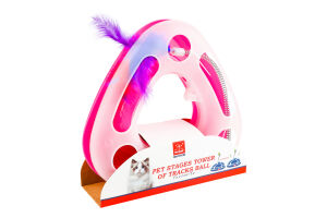 Іграшка для котів Трикутник з кулькою24х7,2х30,4см