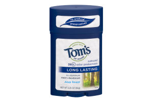 Tom's Of Maine Long Lasting Men's Deodorant Deep Forest