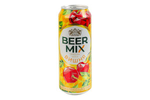 Пиво спеціальне 0.5л 2.5% пастеризоване Вишня BeerMix з/б