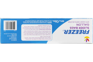 Ahold Freezer Slider Bags Gallon - 10 CT