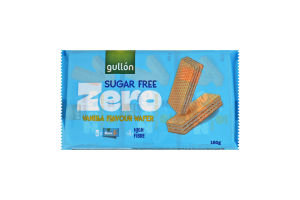 Вафли с ванильным кремом без сахара с подсластителем Zero Gullon м/у 180г