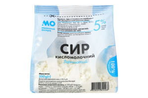 Творог 5% Зернистый Молочний острів м/у 350г