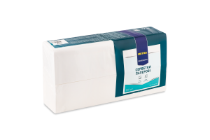 Салфетки бумажные 2-слойные 32.5х32см METRO PROFESSIONAL 250шт