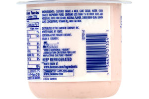 Dannon Whole Milk Yogurt Raspberry