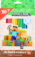 Олівці кольорові Yes! Minecraft 18кол