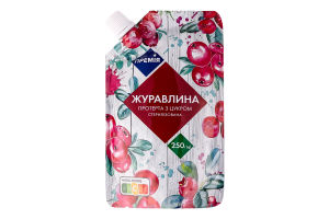 Клюква протертая с сахаром Премія д/п 250г