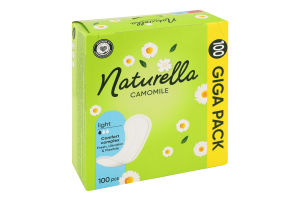 Прокладки щоденні гігієнічні ароматизовані Light Camomile Naturella 100шт
