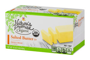 Nature's Promise Organic Salted Butter Sweet Cream - 4 CT