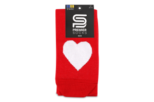 Шкарпетки чоловічі з написом Лівий-правий класичні р.27 Premier Socks