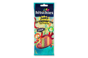 Цукерки жувальні фруктові Sour octopus arms Hitschies м/у 75г