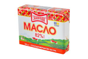 Масло солодковершкове 82% Екстра Злагода м/у 180г
