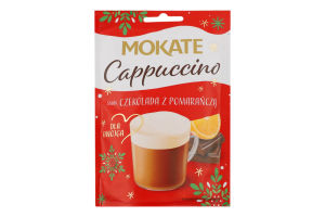 Напиток со вкусом шоколада с апельсином Cappuccino Mokate д/п 40г