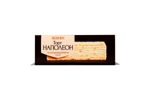 Торт на солодковершковому маслі Наполеон Roshen к/у 1кг