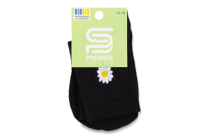 Шкарпетки Premier socks вис спорт вишив чор р16-18
