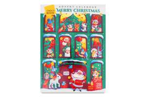 Набір цукерок Адвент календар 380г Chocoboom