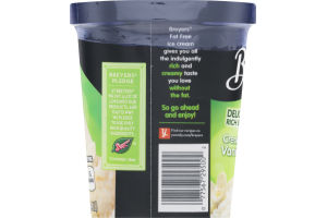 Breyers Fat Free Ice Cream Creamy Vanilla