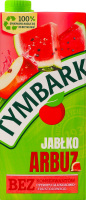 Напій соковий з цукром і підсолоджувачем Яблуко-кавун Tymbark т/п 1л