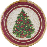 Smart Living Holiday Tree Trimming Plate Small - 8 CT