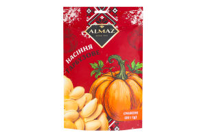 Семечки тыквенные жареные Almaz д/п 130г