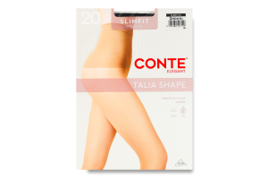 Колготки женские Conte elegant Slimfit 20den 3 nero