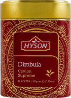 Чай черный байховый цейлонский листовой Dimbula Hyson ж/б 100г