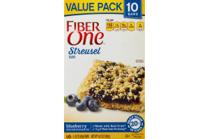 Fiber One Streusel Bar Blueberry - 10 CT
